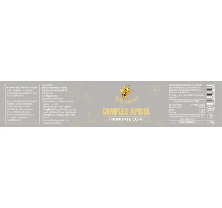 COMPLEX APICOL IMUNITATE COPII - 200g COMPLEX APICOL IMUNITATE COPII - 200g
