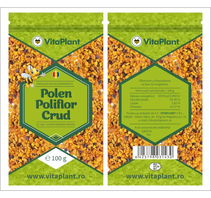 Polen poliflor crud 100g Polen poliflor crud 100g